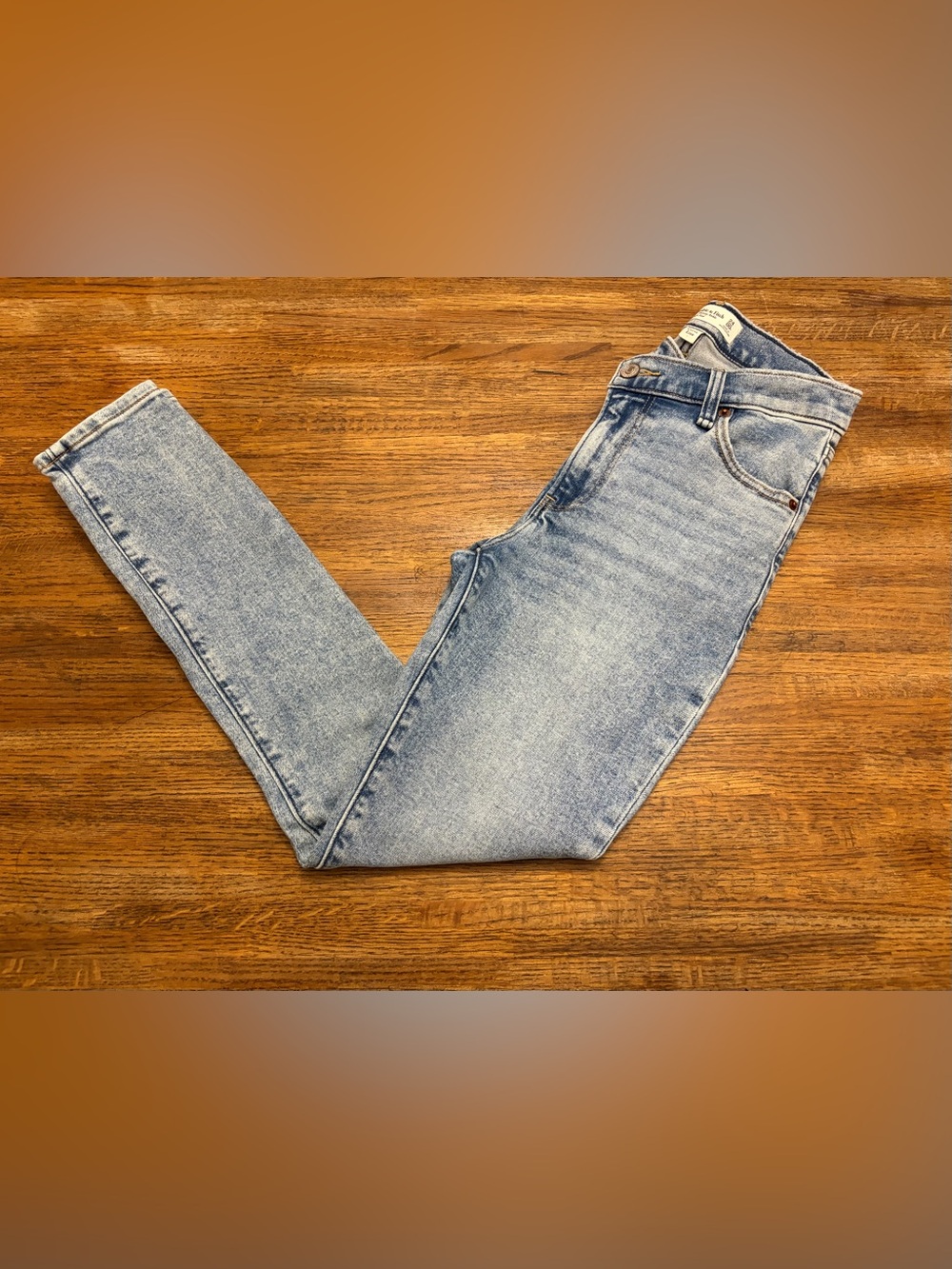 Abercrombie & Fitch Curve Love High-Rise Super Skinny Ankle Jeans - Size 00